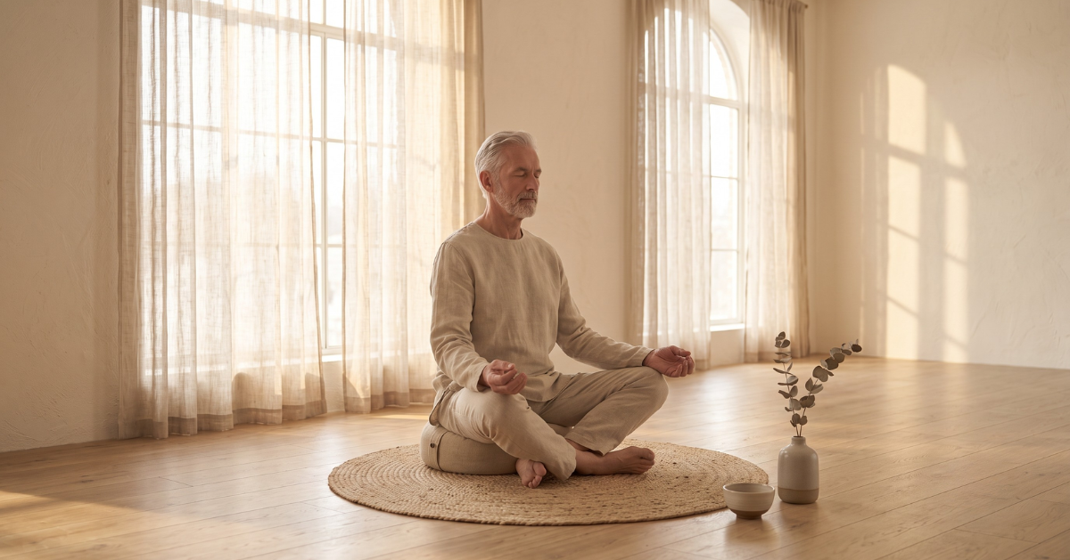 How to meditate after 50 when your hips stop cooperating